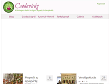 Tablet Screenshot of csodavirag.hu